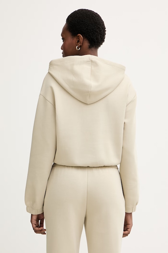 Odjeća Armani Exchange dukserica sa kapuljačom ženska od pamuka XW002217.AF10818 bež