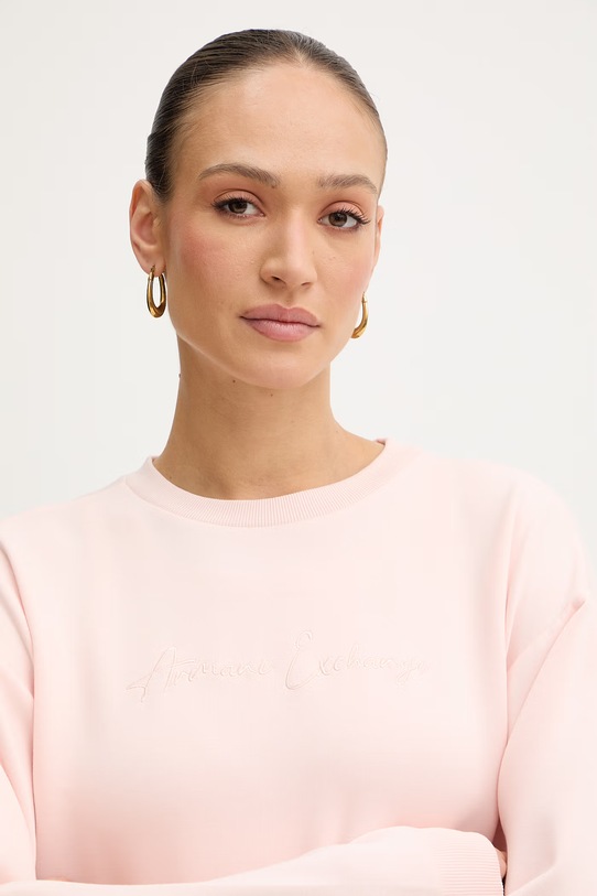 Armani Exchange bluza różowy XW000835.AF13397.