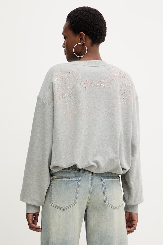 Oblečení Bavlněná mikina Miss Sixty 6M1TJ05100 šedá