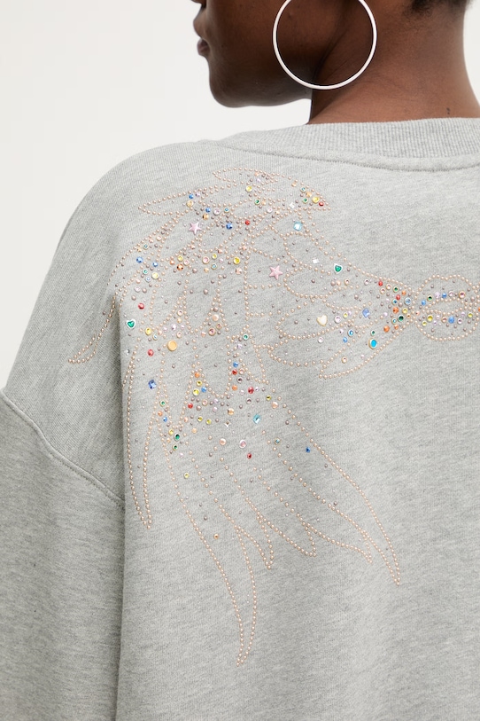 Bavlněná mikina Miss Sixty 6M1TJ05100 šedá