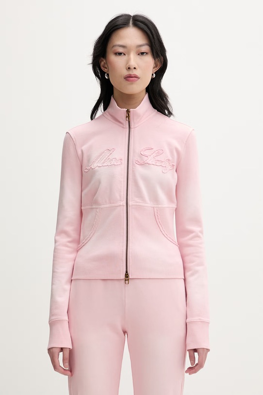 Miss Sixty bluza rozpinana damska bawełniana różowy 6M1TJ46700