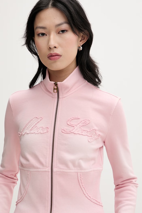 Miss Sixty bluza rozpinana damska bawełniana różowy 6M1TJ46700