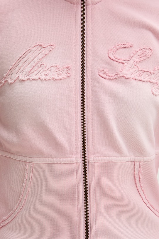 Miss Sixty bluza rozpinana damska bawełniana 6M1TJ46700 różowy