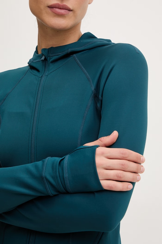 Sweaty Betty bluza treningowa damska Pro Run SB9668 turkusowy