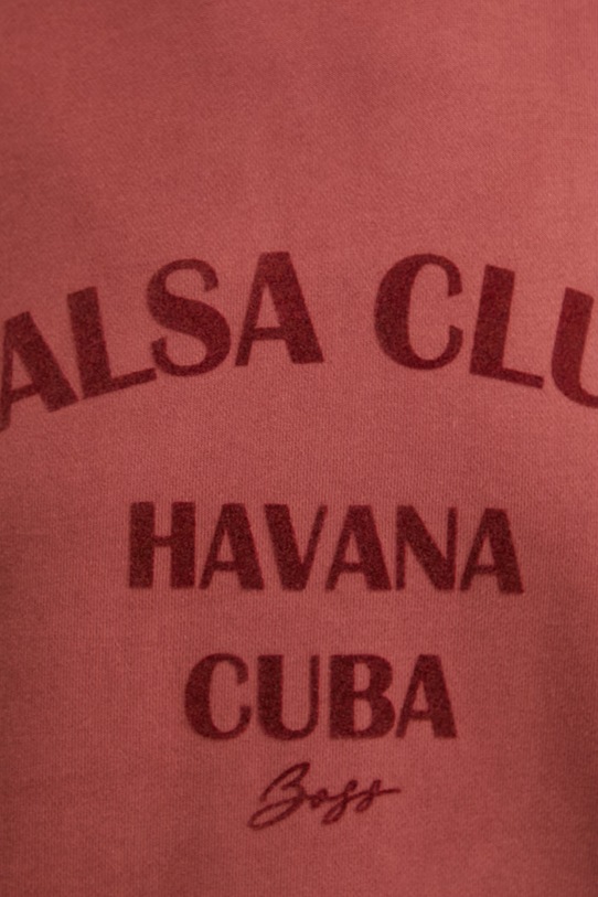 BOSS Orange dukserica za žene od pamuka C Ever 3 50559079 bordo