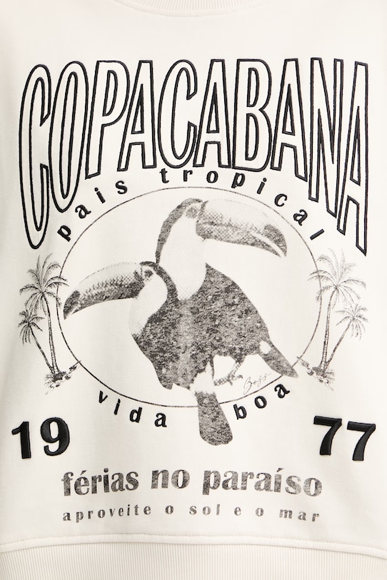 BOSS Orange mikina dámská bavlněná C Ever 4 50565140 béžová