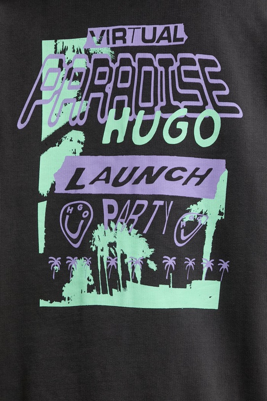 HUGO Blue jopica ženska bombažna Doa B_4 50560881 siva