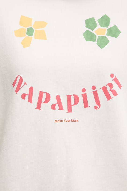 Napapijri bluza bawełniana ANTIMONY NP0A4HHHN1A1 beżowy