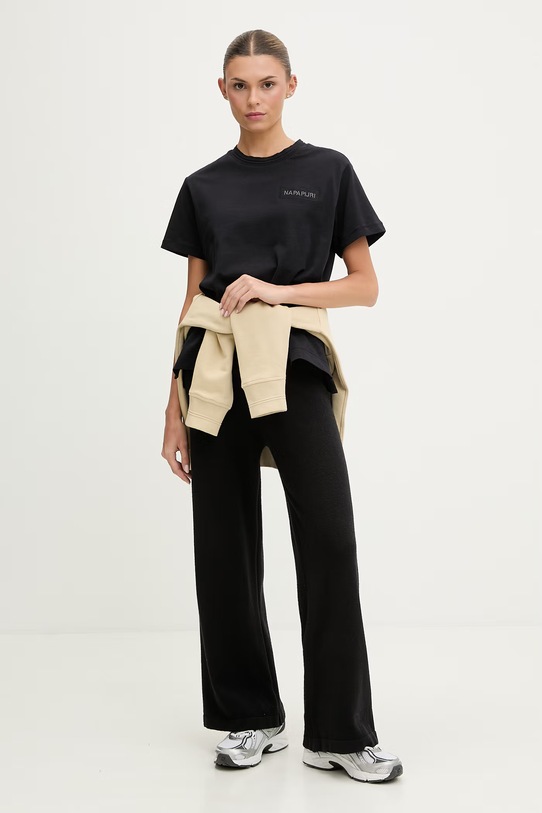 Napapijri bluza damska bawełniana CLARAO beżowy NP0A4I99N3D1