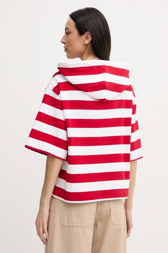 Odzież Joop! bluza z kapturem damska bawełniana 30101860 czerwony