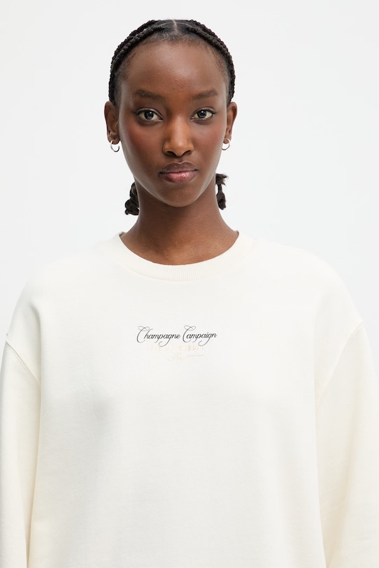 HUGO кофта жіноча бавовняна Classic crew_8 бежевий 50561270