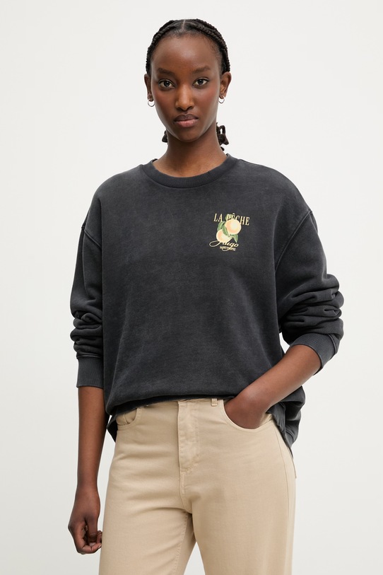 Odzież HUGO bluza damska bawełniana Classic crew_8 50561270 szary