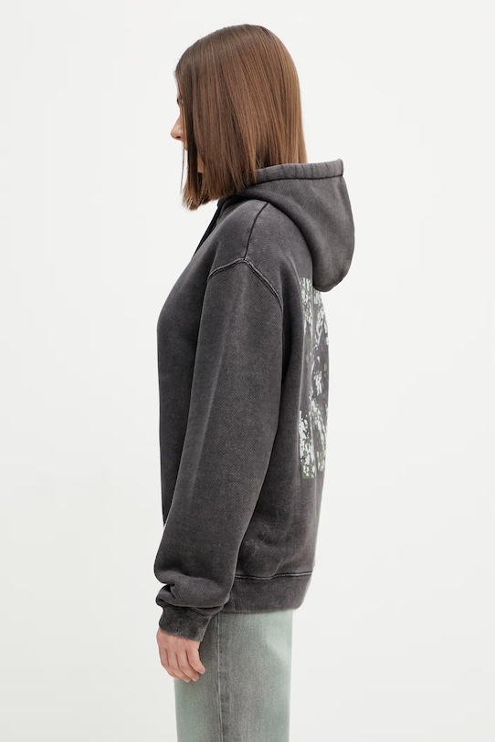 Off-White Arrow Confetti bluza bawełniana damska 2BB064S26FLE001 czarny SS26