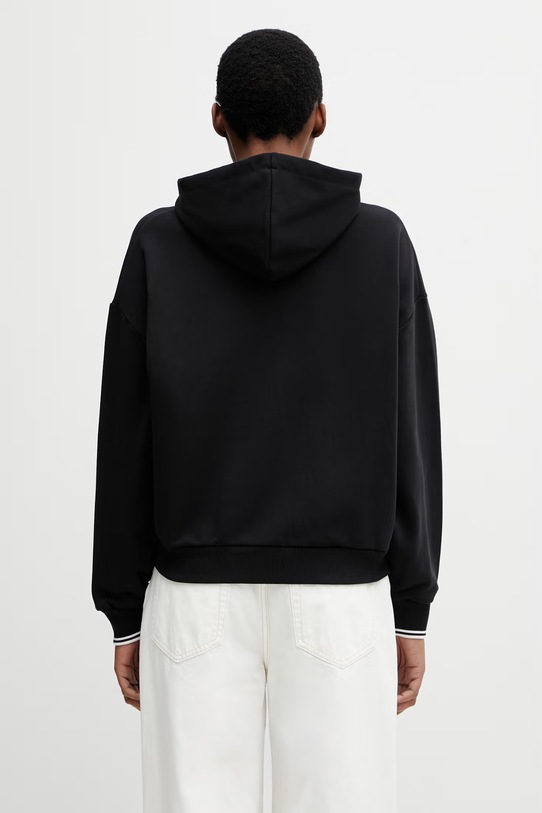 Odzież Fred Perry bluza rozpinana bawełniana damska G2164 czarny