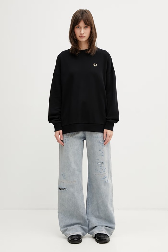 Fred Perry bluza bawełniana damska G2173 czarny