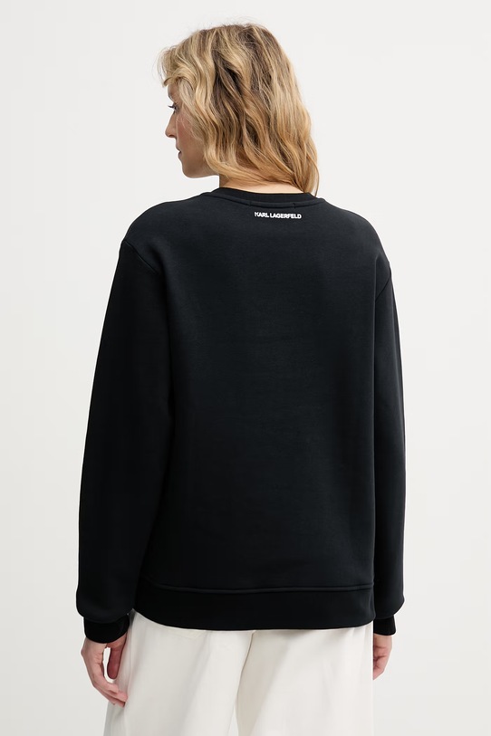 Oblečení Karl Lagerfeld mikina dámská bavlněná B2W20048 černá
