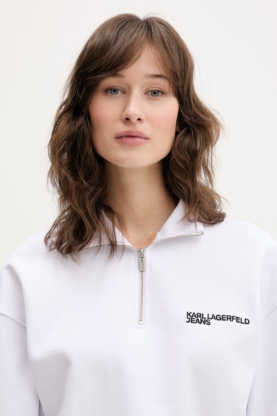 Mikina Karl Lagerfeld Jeans biela B2W20041