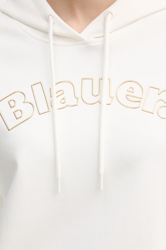 Blauer bluza z kapturem damska z bawełną FAYETTE BLDF08057 beżowy