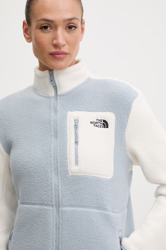 The North Face bluza sportowa damska polarowa Yumiori niebieski NF0A8E88PHD1