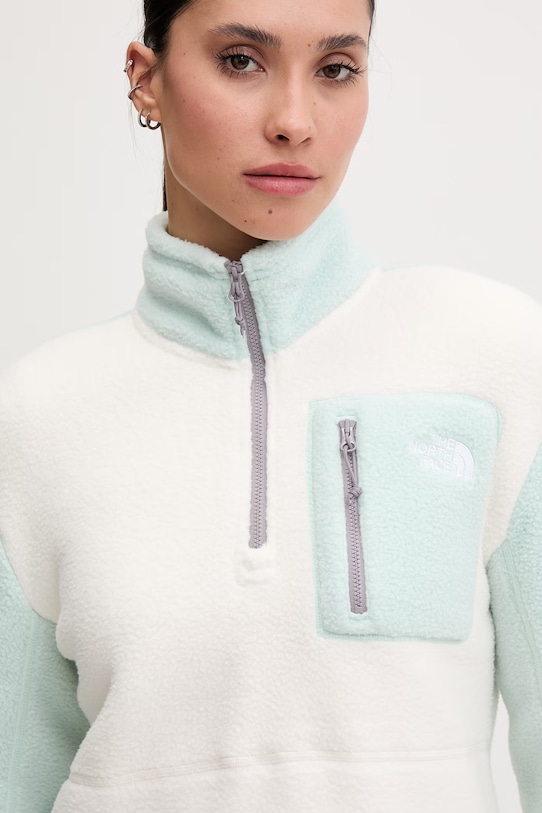 The North Face bluza rozpinana damska Yumiori turkusowy NF0A8E89M651