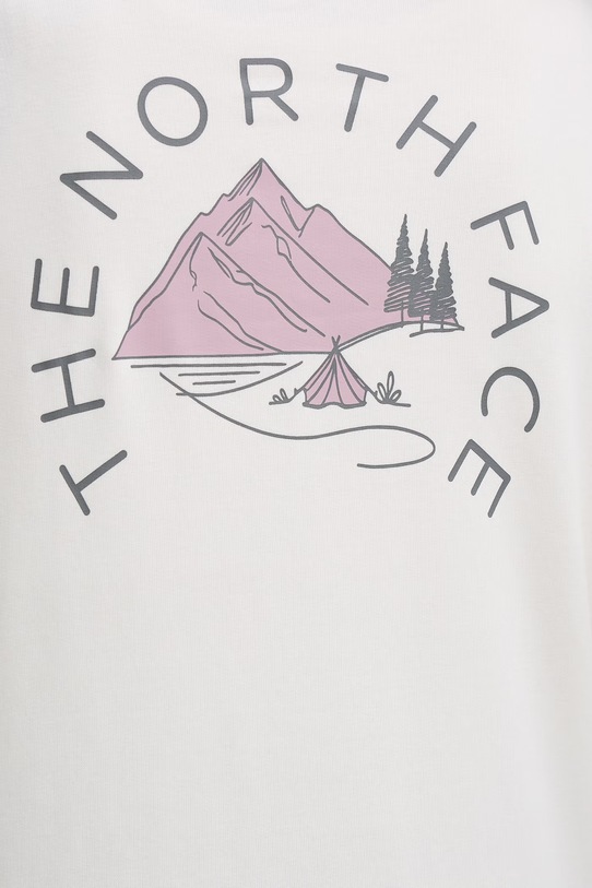 The North Face Bluza z kapturem damska bawełniana MONTE NF0A8GAAQLI1 beżowy