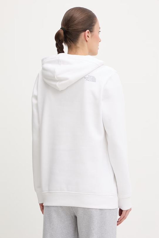 Odzież The North Face bluza z kapturem damska z bawełny DREW PEAK NF0A89EHMV51 biały