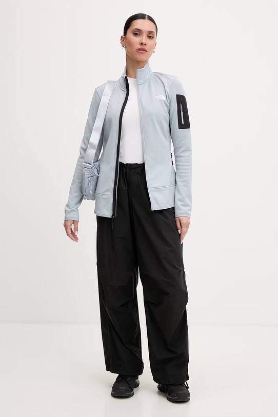 The North Face bluza sportowa damska MISTYESCAPE NF0A8BRKGG91 niebieski SS26