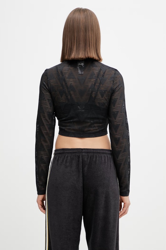 Одяг adidas Originals кофта, яка розстібається жіноча Firebird KD0349 чорний