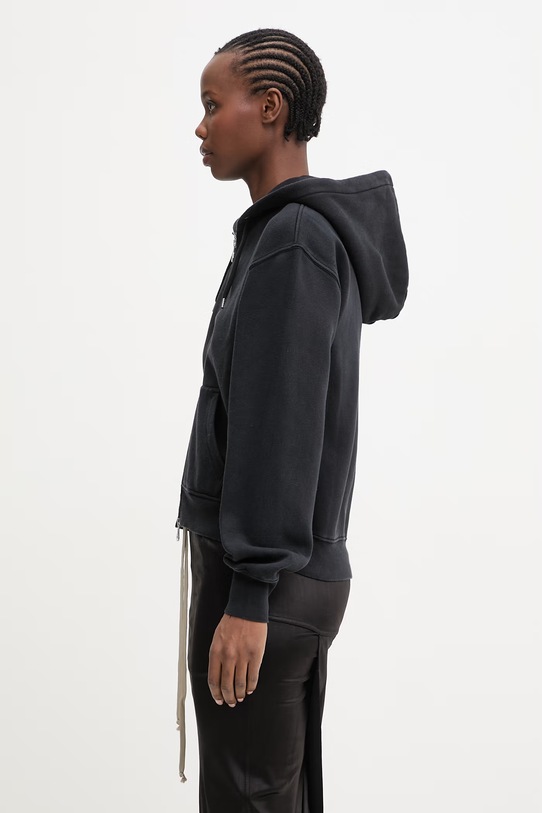Our Legacy Mischief bluza z kapturem bawełniana damska W2266MW czarny SS26