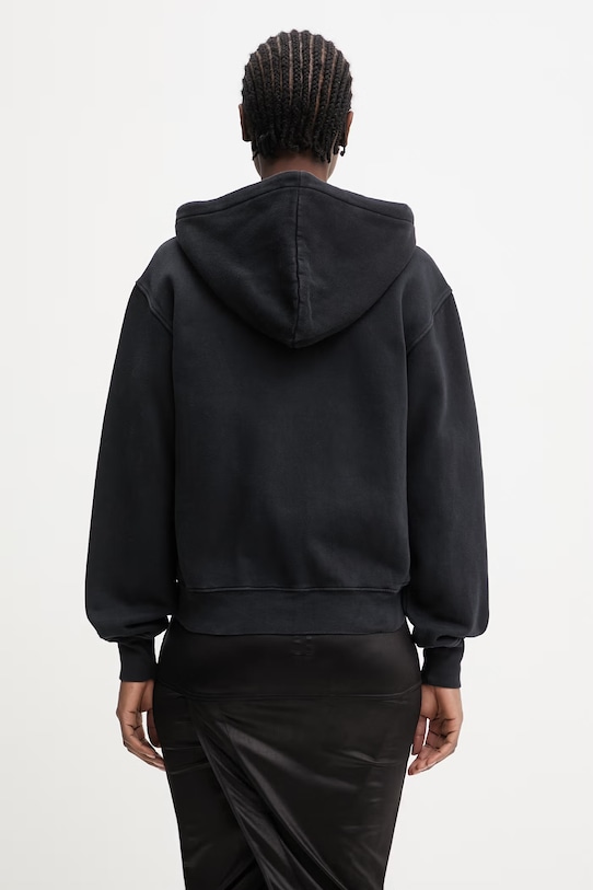 Odzież Our Legacy Mischief bluza z kapturem bawełniana damska W2266MW czarny