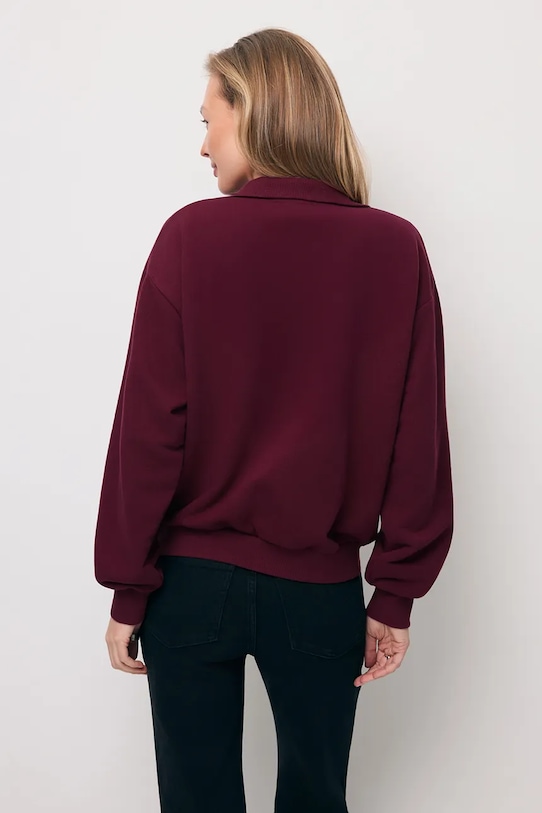 Bizuu bluza TANSY TANSY.BORDOWY bordowy SS26