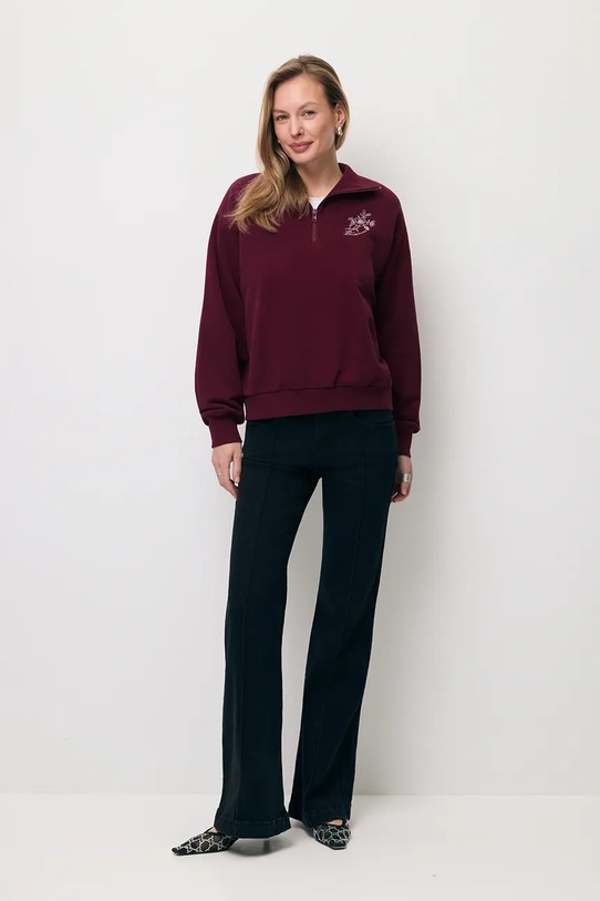 Odzież Bizuu bluza TANSY TANSY.BORDOWY bordowy