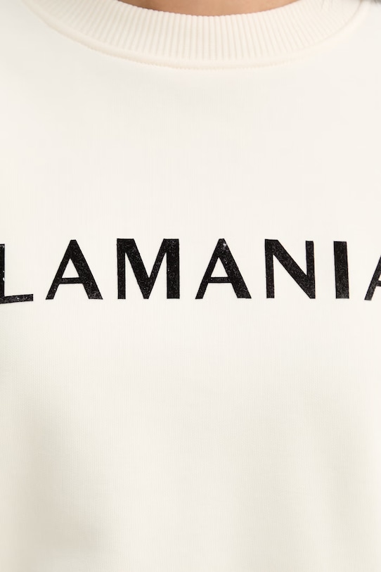 La Mania hanorac pentru femei, cu bumbac FLINT FLINT bej