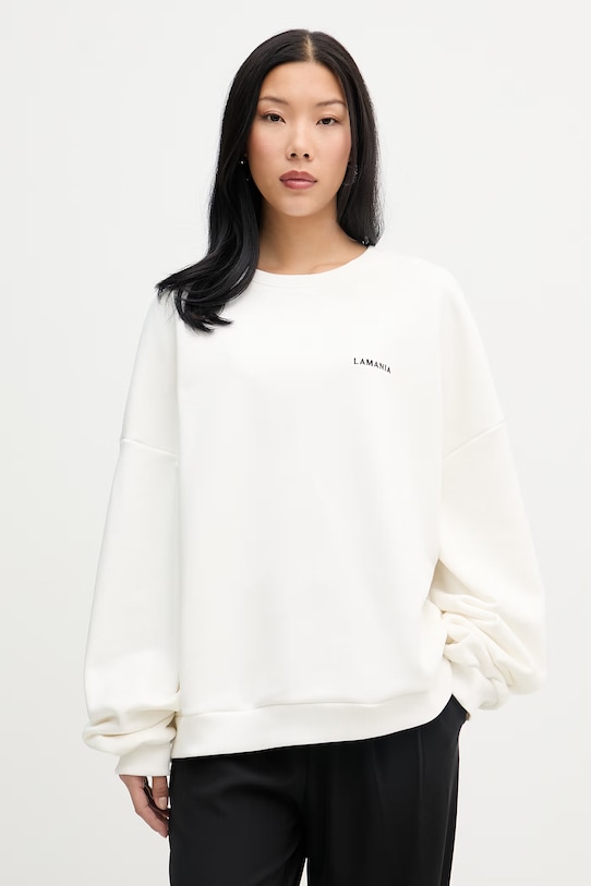 La Mania mikina dámská bavlněná BRUX 4 béžová BRUX.4