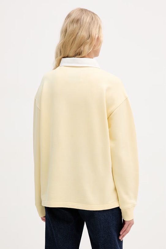 Odzież Gant bluza damska bawełniana 4201436 żółty