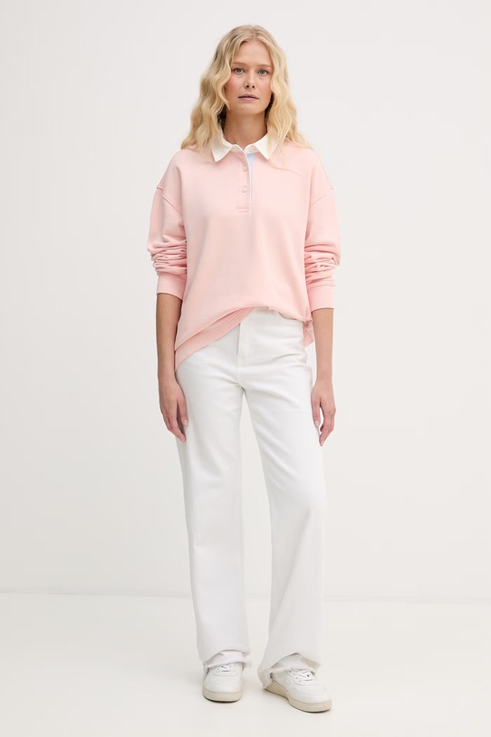 Gant bluza damska bawełniana 4201436 różowy SS26