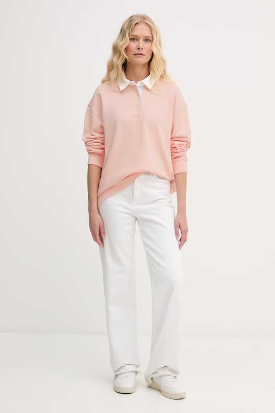 Gant hanorac pentru femei, din bumbac 4201436 roz SS26