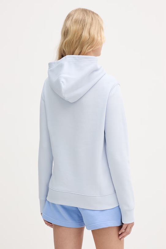 Odzież Gant bluza z kapturem damska bawełniana 4201486 niebieski