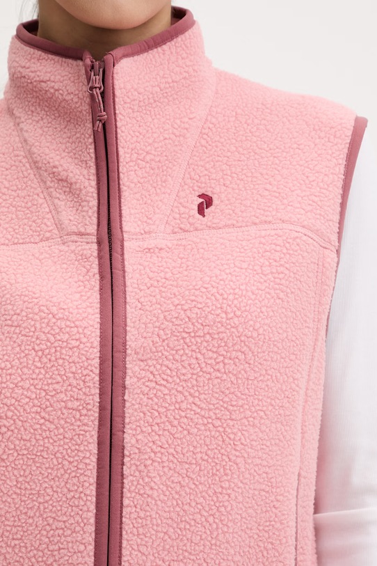 Peak Performance bluza bez rękawów damska polarowa NatureRush G80807 różowy