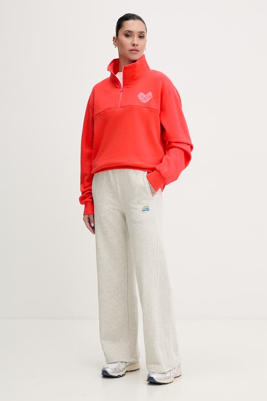 Rip Curl μπλούζα γυναικεία με βαμβάκι RC HEART 0BWWFL κόκκινο SS26