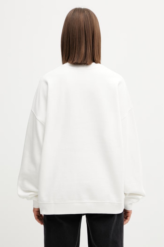 Odzież Anine Bing Miles bluza oversize bawełniana damska A.08.10074 biały