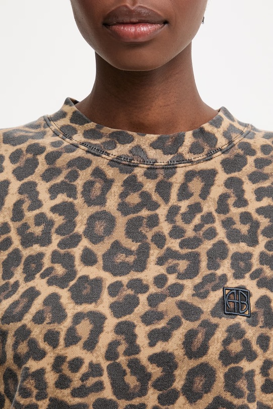 Anine Bing Miles bluza bawełniana damska brązowy A.08.11155