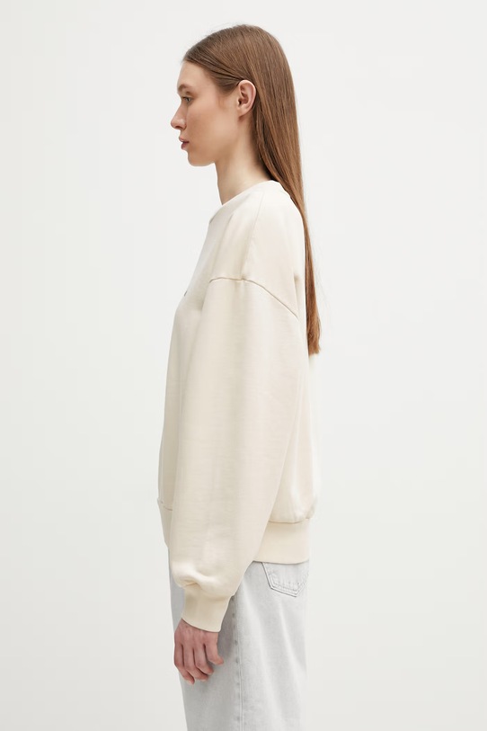 Carhartt WIP W' Casey Sweatshirt bluza oversize bawełniana damska I032643.3MWXX beżowy SS26