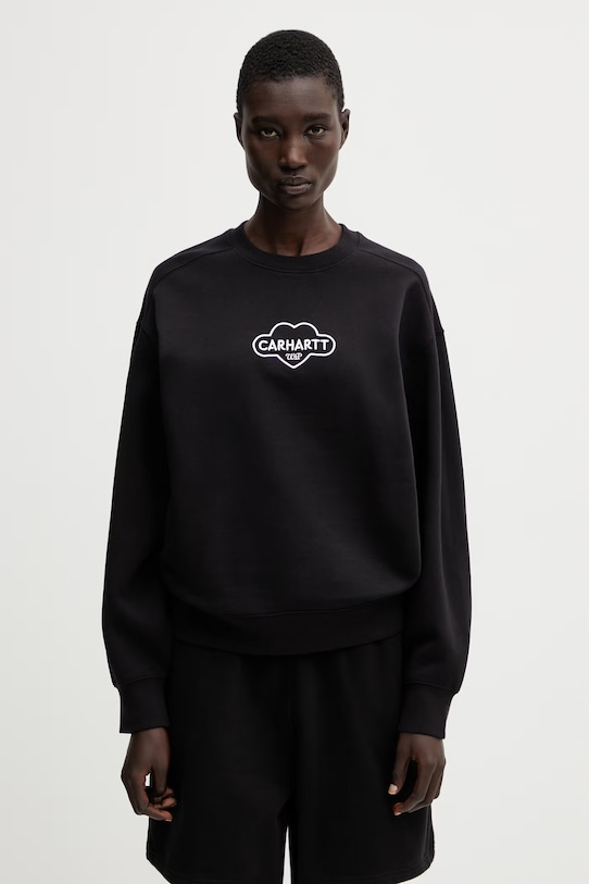 Carhartt WIP W' Cloud Heart Sweat кофта з бавовною жіноча чорний I036307.0D2XX