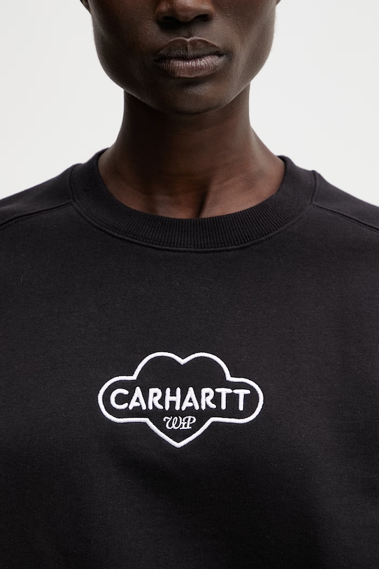 Carhartt WIP W' Cloud Heart Sweat кофта з бавовною жіноча чорний I036307.0D2XX