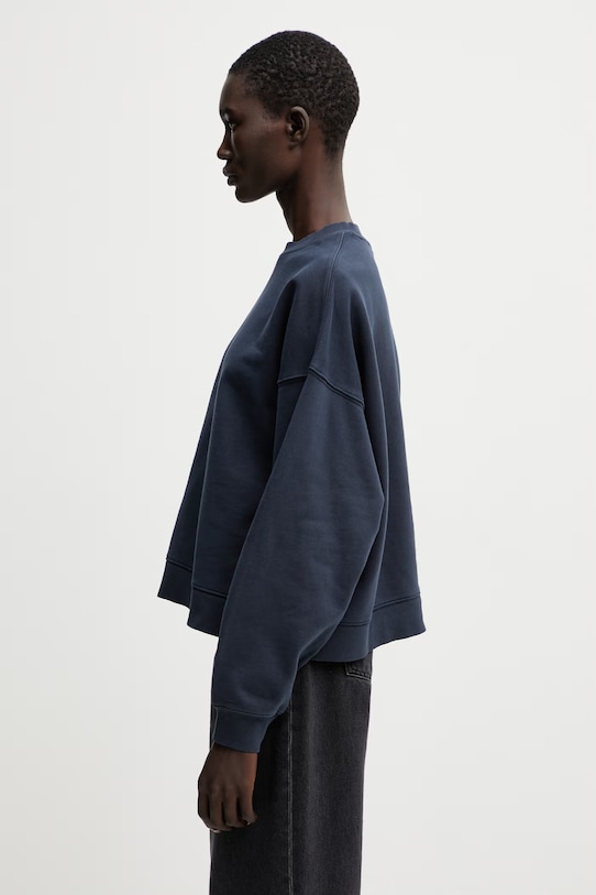 Carhartt WIP W' Benton Sweat mikina bavlněná dámská I034511.3IWGD námořnická modř SS26