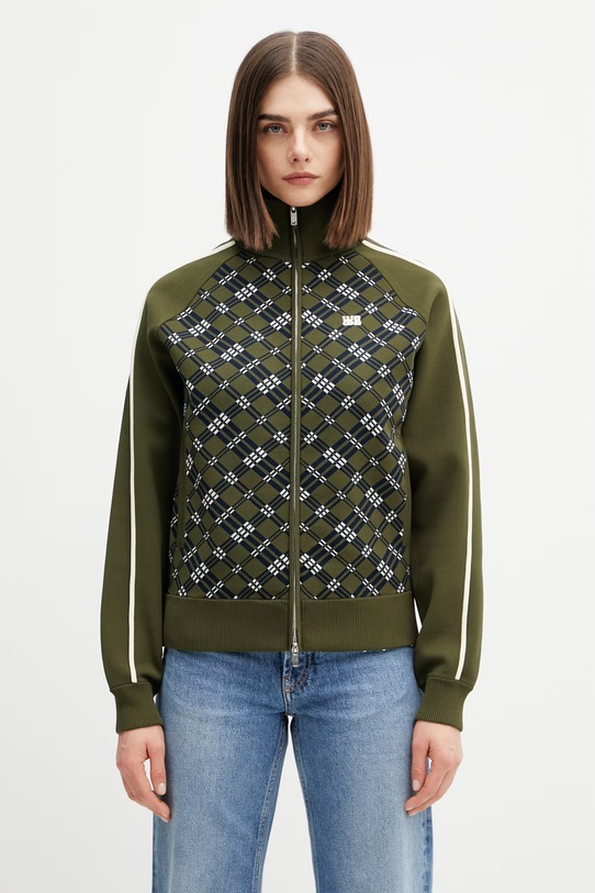 Wales Bonner Power bluza damska zielony US26KN34.PL03.750