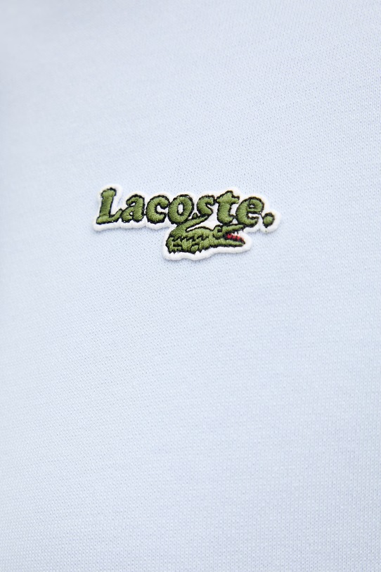Lacoste bluza z kapturem damska z bawełną SF7607 niebieski