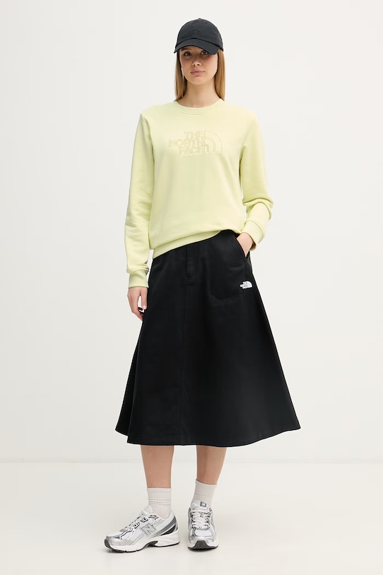 The North Face bluza damska Drew Peak Light NF0A8C1EGM41 żółty SS26