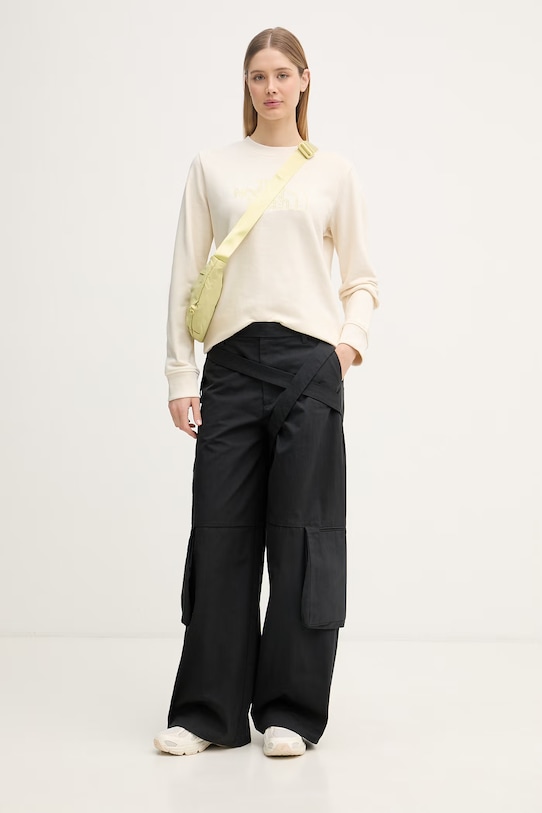 The North Face μπλούζα Γυναικεία με βαμβάκι Drew Peak Light NF0A8C1EL7N1 μπεζ SS26